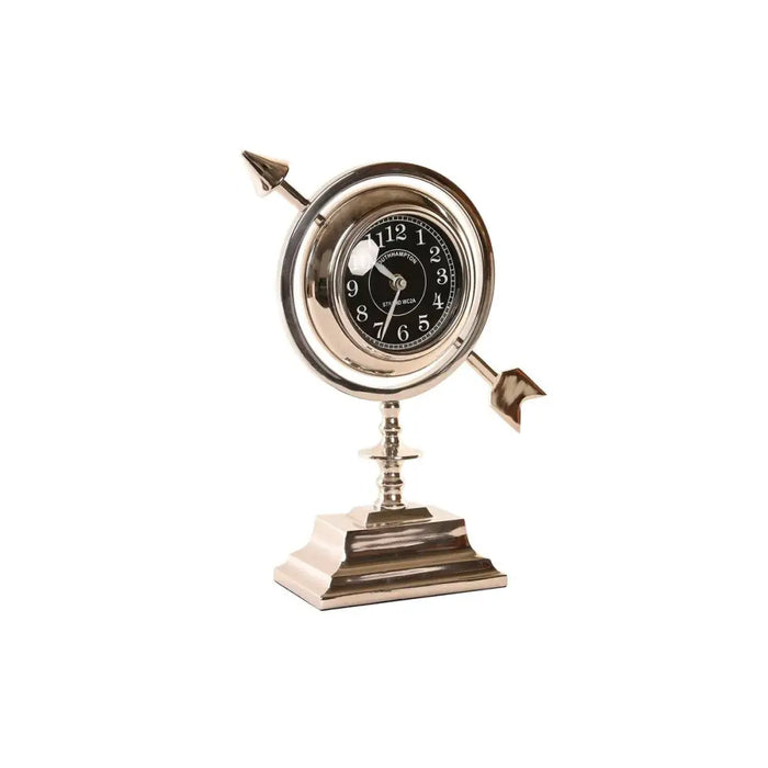 Table clock DKD Home Decor Silver - Декорация и Осветление<<<Дом Градина<<<BigBuy&&&Стенни часовници и