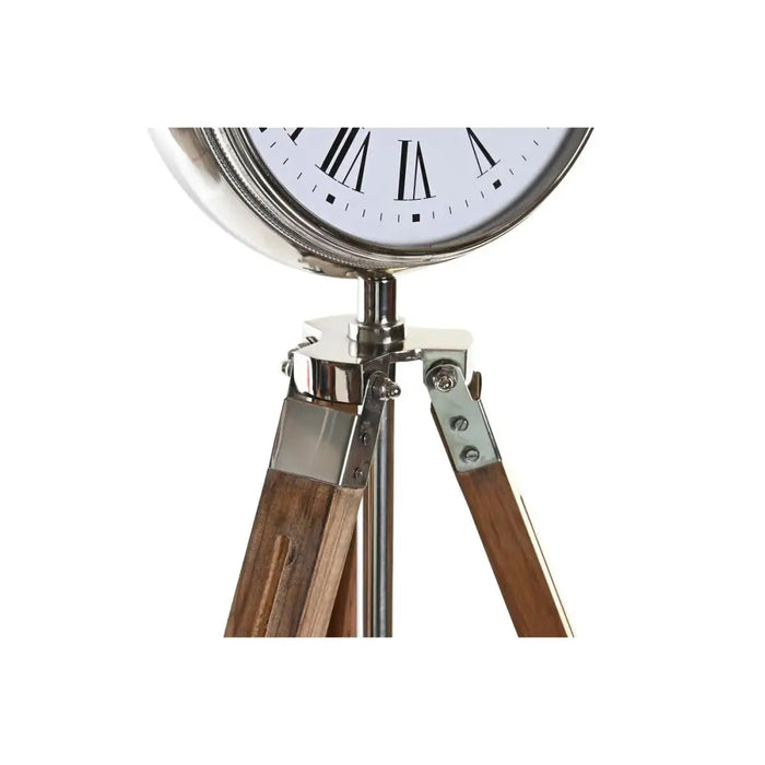 Table clock DKD Home Decor Silver Natural - Декорация и Осветление<<<Дом Градина<<<BigBuy&&&Стенни часовници и