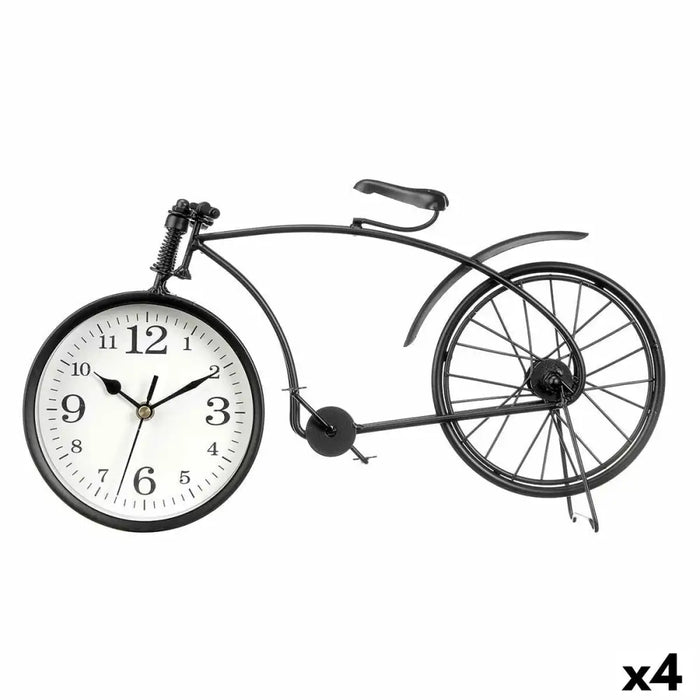 Table clock Gift Decor Black Bicycle (4 Units) - Декорация и Осветление<<<Дом Градина<<<BigBuy&&&Стенни часовници и