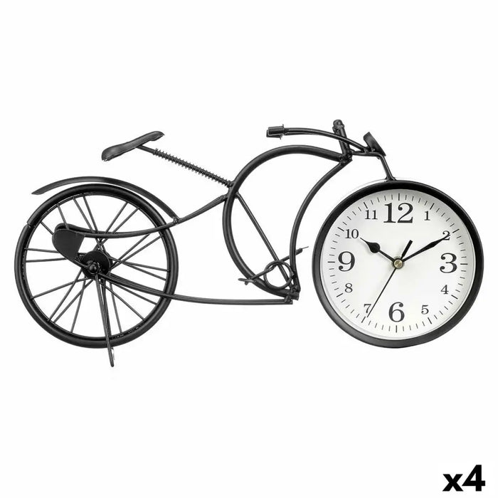 Table clock Gift Decor Black Bicycle (4 Units) - Декорация и Осветление<<<Дом Градина<<<BigBuy&&&Стенни часовници и