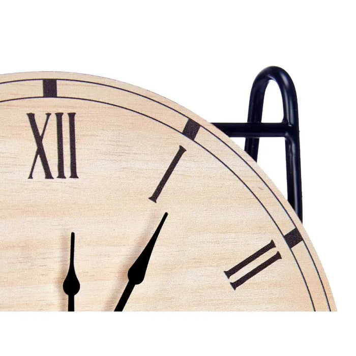 Table clock Gift Decor Black Wood (6 Units) - Декорация и Осветление<<<Дом Градина<<<BigBuy&&&Стенни часовници и