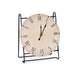 Table clock Gift Decor Black Wood (6 Units) - Декорация и Осветление<<<Дом Градина<<<BigBuy&&&Стенни часовници и