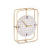 Table clock Gift Decor Black Wood Squared (6 Units) - Декорация и Осветление<<<Дом Градина<<<BigBuy&&&Стенни часовници
