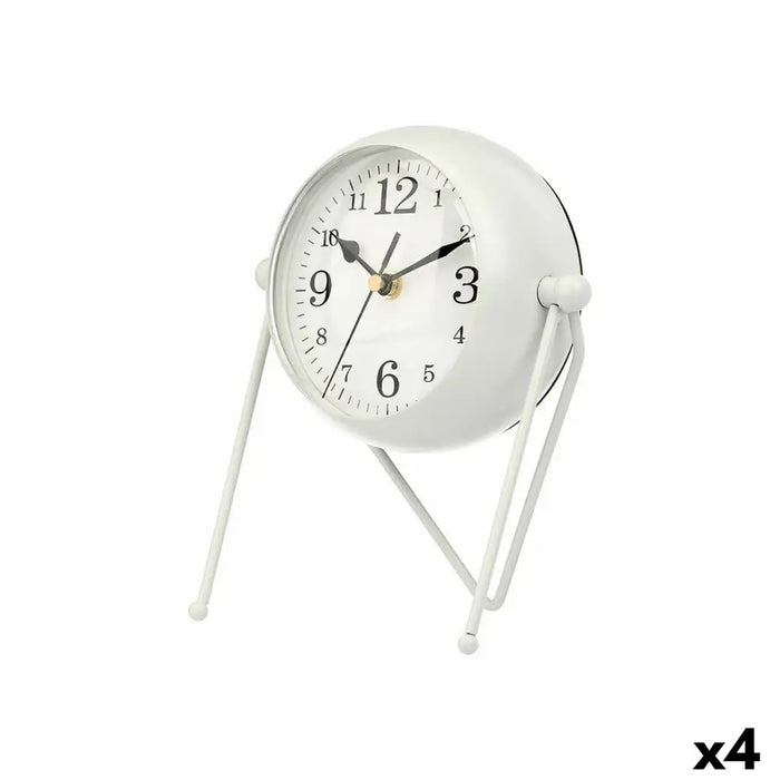 Table clock Gift Decor White (4 Units) - Декорация и Осветление<<<Дом Градина<<<BigBuy&&&Стенни часовници и