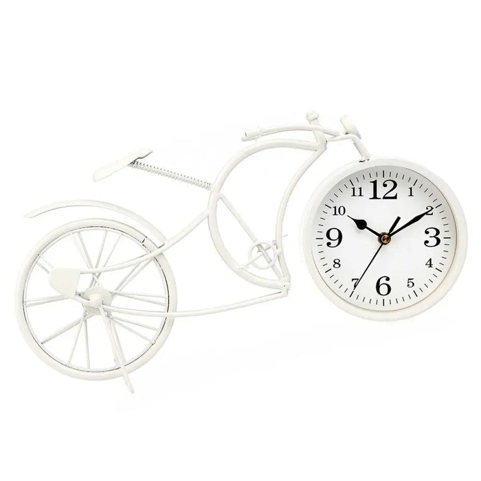 Table clock Gift Decor White Bicycle (4 Units) - Декорация и Осветление<<<Дом Градина<<<BigBuy&&&Стенни часовници и