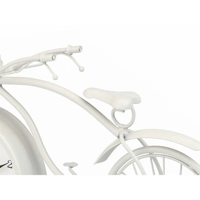 Table clock Gift Decor White Bicycle (4 Units) - Декорация и Осветление<<<Дом Градина<<<BigBuy&&&Стенни часовници и