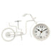 Table clock Gift Decor White Bicycle (4 Units) - Декорация и Осветление<<<Дом Градина<<<BigBuy&&&Стенни часовници и