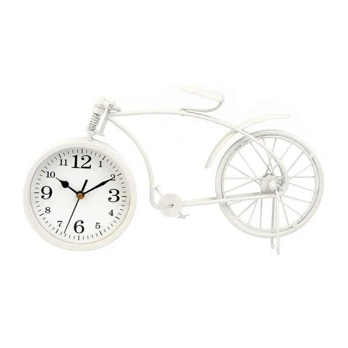 Table clock Gift Decor White Bicycle (4 Units) - Декорация и Осветление<<<Дом Градина<<<BigBuy&&&Стенни часовници и