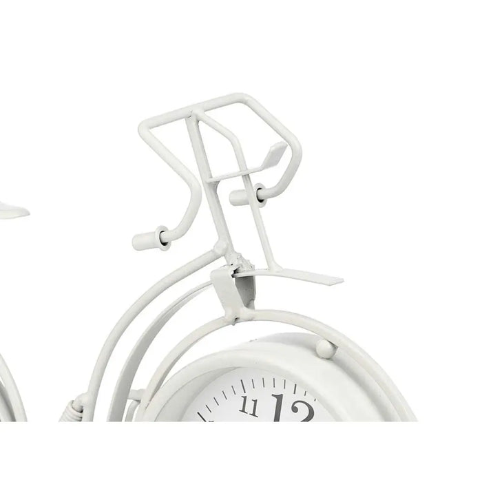 Table clock Gift Decor White Bicycle (4 Units) - Декорация и Осветление<<<Дом Градина<<<BigBuy&&&Стенни часовници и