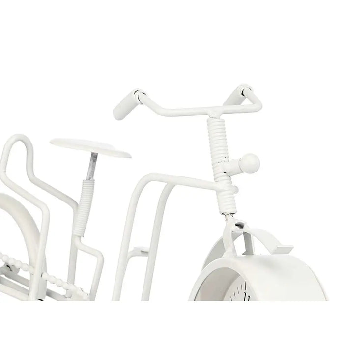 Table clock Gift Decor White Bicycle (4 Units) - Декорация и Осветление<<<Дом Градина<<<BigBuy&&&Стенни часовници и