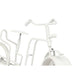 Table clock Gift Decor White Bicycle (4 Units) - Декорация и Осветление<<<Дом Градина<<<BigBuy&&&Стенни часовници и