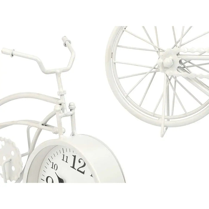 Table clock Gift Decor White Bicycle (4 Units) - Декорация и Осветление<<<Дом Градина<<<BigBuy&&&Стенни часовници и