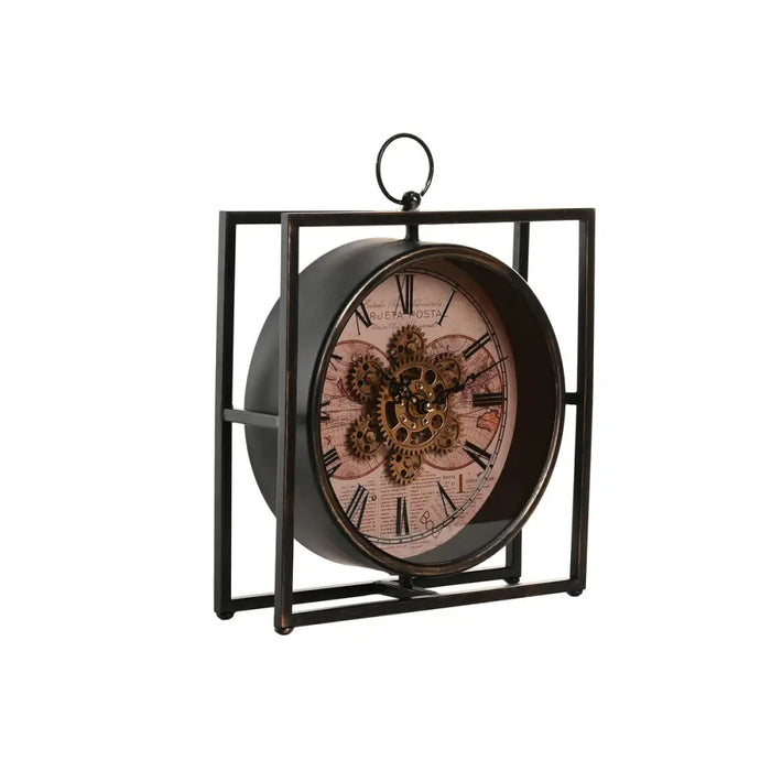 Table clock Home ESPRIT Black Golden Vintage - Декорация и Осветление<<<Дом Градина<<<BigBuy&&&Стенни часовници и
