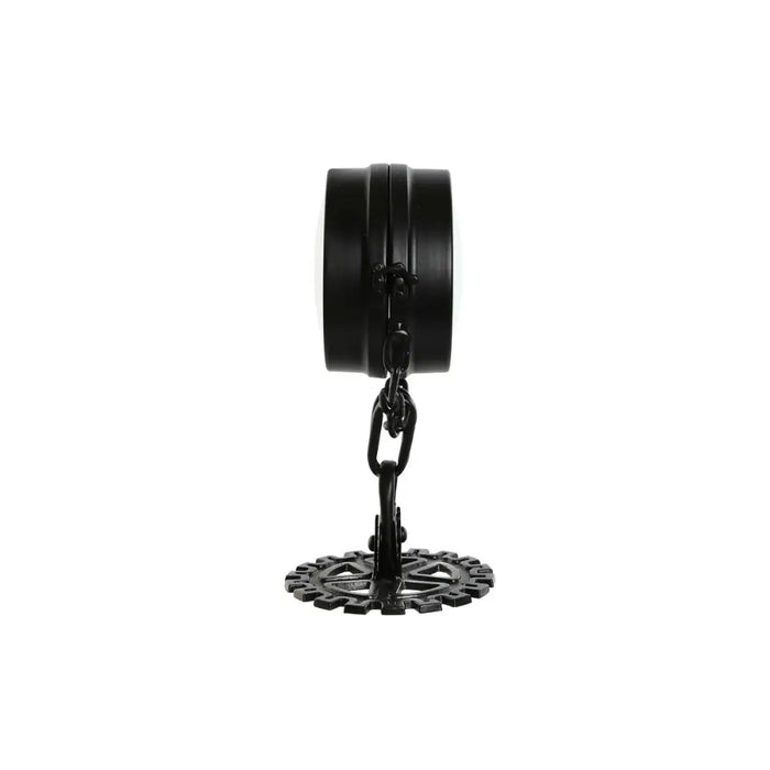 Table clock Home ESPRIT Black Silver - Декорация и Осветление<<<Дом Градина<<<BigBuy&&&Стенни часовници и