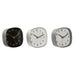 Table clock Home ESPRIT White Black Grey Golden Modern (3 Units) - Декорация и Осветление<<<Дом