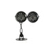 Table clock Home ESPRIT White Black Silver - Декорация и Осветление<<<Дом Градина<<<BigBuy&&&Стенни часовници и