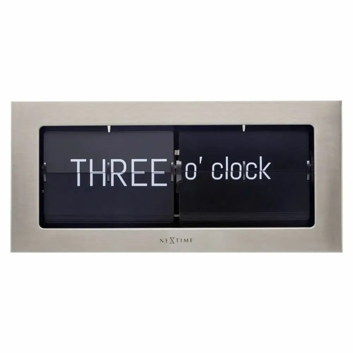 Table clock Nextime 5229ZI Black Grey - Декорация и Осветление<<<Дом Градина<<<BigBuy&&&Стенни часовници и