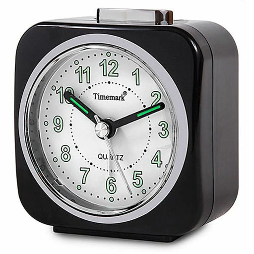 Table clock Timemark Alarm clock Black - Декорация и Осветление<<<Дом Градина<<<BigBuy&&&Стенни часовници и