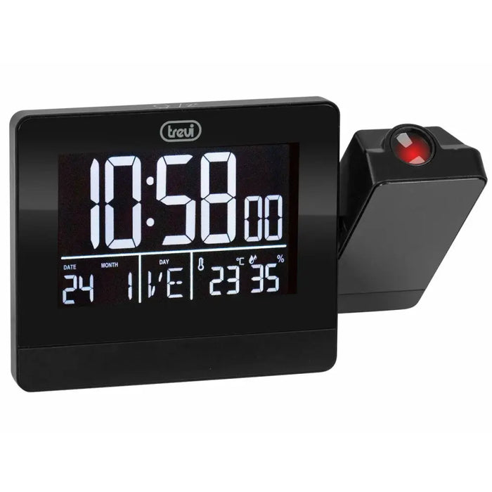 Table clock Trevi 0088400 Black (1 Unit) - Декорация и Осветление<<<Дом Градина<<<BigBuy&&&Стенни часовници и
