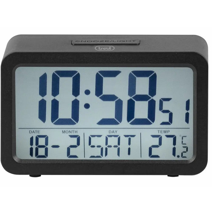 Table clock Trevi 0SL3P6000 Black - Декорация и Осветление<<<Дом Градина<<<BigBuy&&&Стенни часовници и