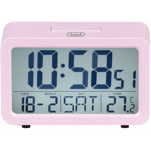 Table clock Trevi 0SL3P6008 Pink - Декорация и Осветление<<<Дом Градина<<<BigBuy&&&Стенни часовници и