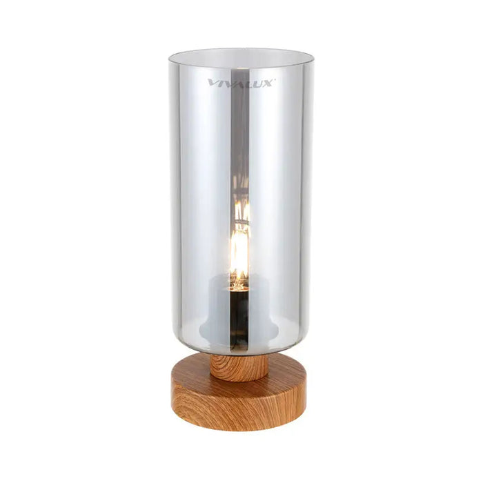 TABLE LAMP E27 75W BLACK VIVALUX AMIRA - Настолни лампи<<<Вътрешно осветление<<<Мебели и