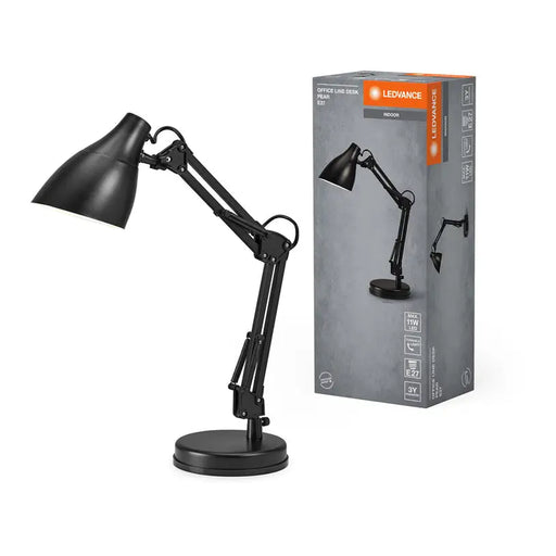 TABLE LAMP E27 BLACK OSRAM PEAR - Настолни лампи<<<Вътрешно осветление<<<Мебели и интериор<<<Praktiker&&&Настолни