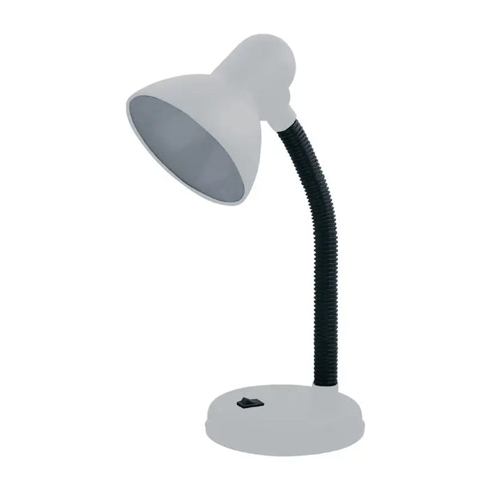 TABLE LAMP E27 WHITE HOROZ - Настолни лампи<<<Вътрешно осветление<<<Мебели и интериор<<<Praktiker&&&Настолни