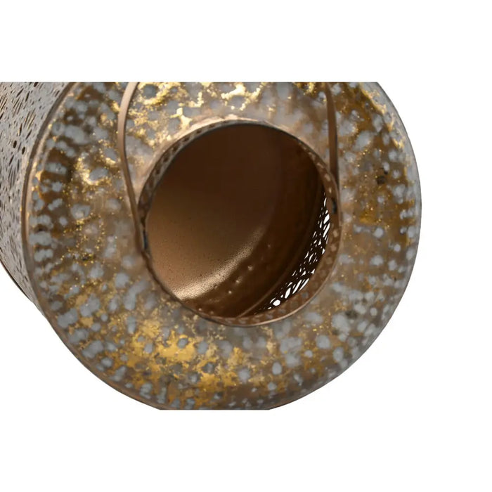 Table Mat Set Home ESPRIT Golden Metal 24 x 24 x 32 cm - Декорация и Осветление<<<Дом Градина<<<BigBuy&&&Свещи и