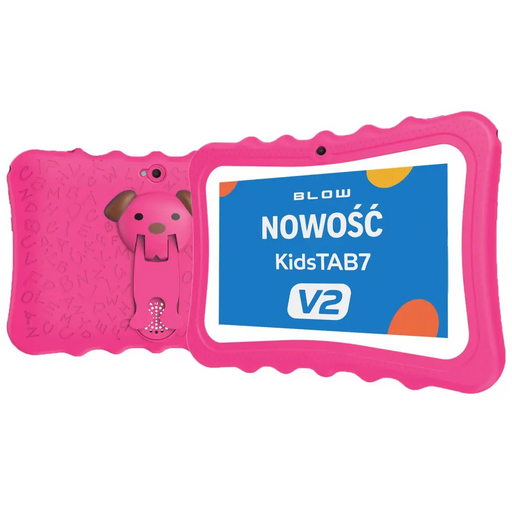 Tablet KidsTAB7 V2 BLOW 4/32GB różowe etui 2MP - Android tabletsTAB-TZA<<<TabletsTAB<<<ActionPL