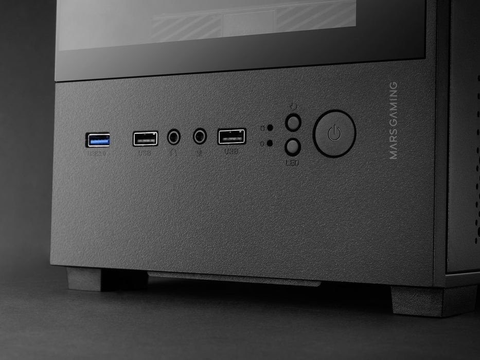 ATX Semi-tower Box Mars Gaming MC-SE2 Black