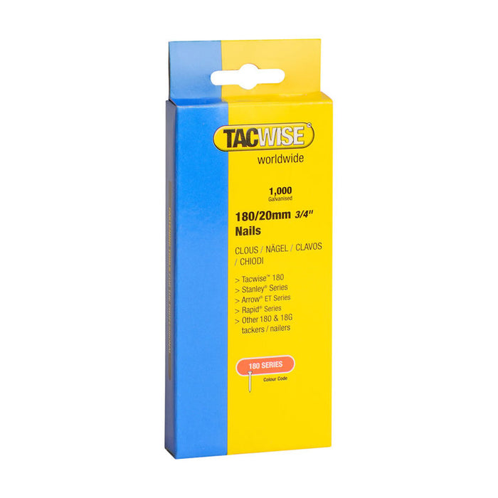 NAILS FOR TAKER 20 MM TACWISE 1000 PCS