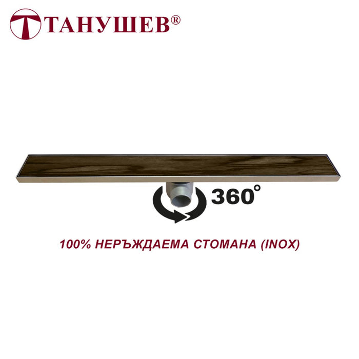 LINEAR SIPHON FOR TILE 960MM INOX