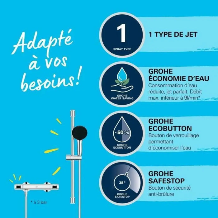 Tap Grohe Plastic - Баня<<<Дом Градина<<<BigBuy&&&Аксесоари и кранчета<<<Баня<<<Дом Градина<<<BigBuy&&&Смесители за