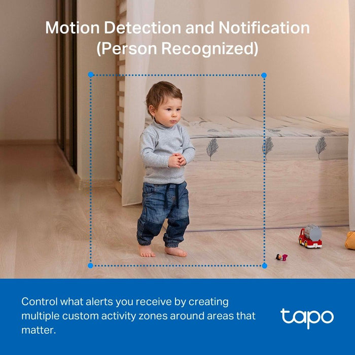 TP-Link Camera Tapo C201 Wi-Fi Indoor Pan/Tilt Security 1080p, 360 Degrees, Black EU
