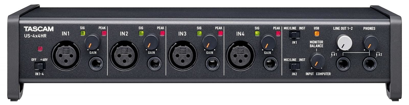 Tascam US-4X4HR recording audio interface