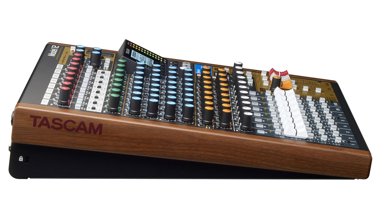 Tascam Model 12 12 channels 20 - 20000 Hz Black, Wood