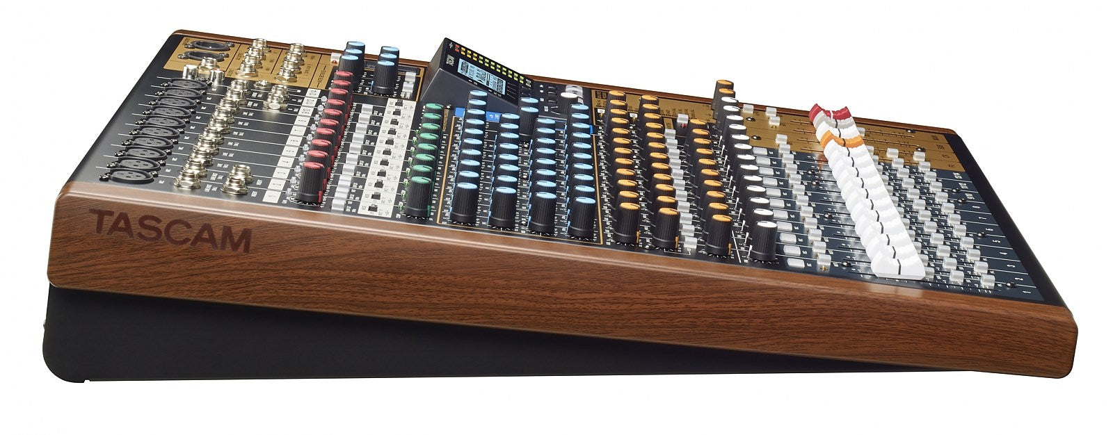 Tascam MODEL 16 audio mixer 16 channels 20 - 30000 Hz Black, Gold, Wood
