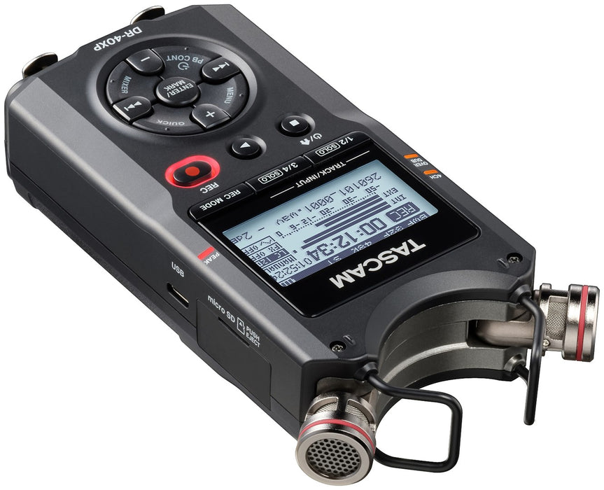 Tascam DR-40XP - portable four-track digital recorder with a USB audio interface