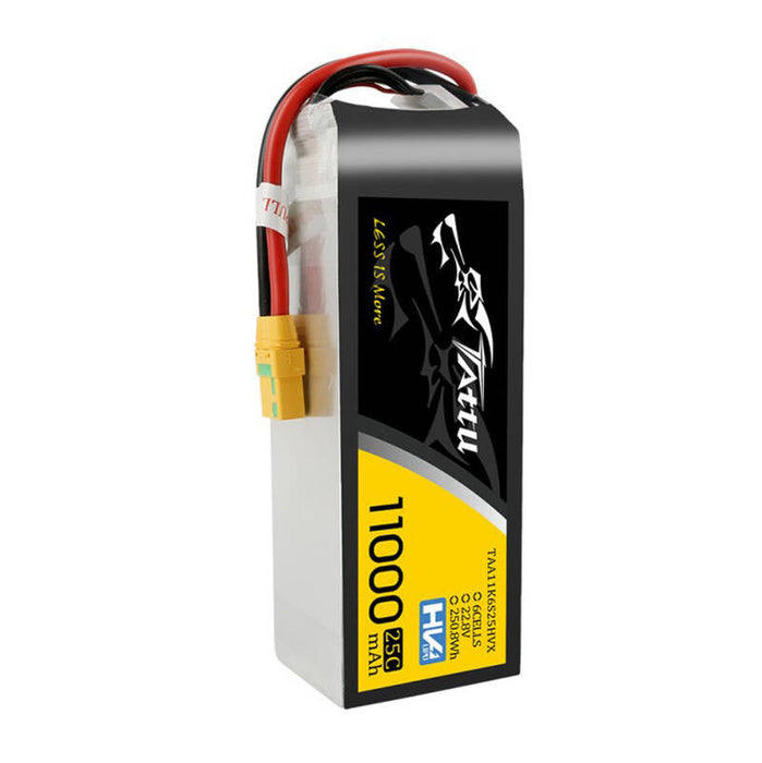Tattu 11000mAh 22.8V HV 25C 6S1P Lipo Battery Pack with XT90-S (anti-spark) Plug - Lithium and NiMH<<<Batteries<<<RC