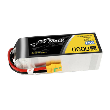Tattu 11000mAh 22.8V HV 25C 6S1P Lipo Battery Pack with XT90-S (anti-spark) Plug - Lithium and NiMH<<<Batteries<<<RC