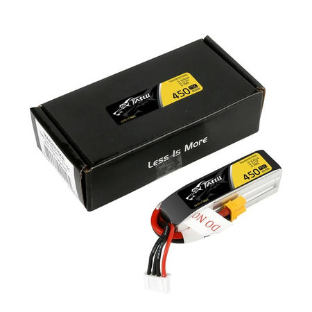 Tattu 450mAh 11.1V 75C 3S1P Long battery - Lithium and NiMH<<<Batteries<<<RC models<<<InnproXML