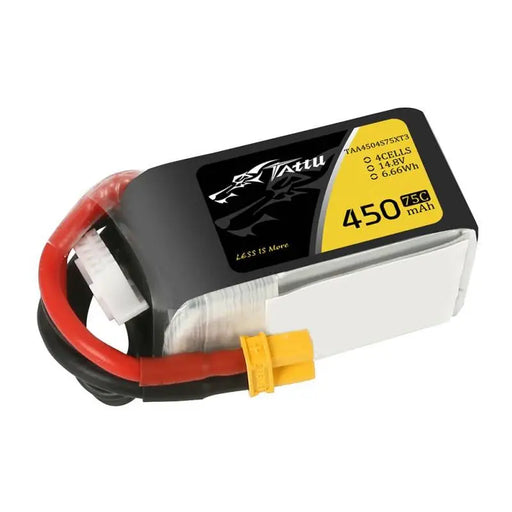 Tattu 450mAh 14.8V 75C 4S1P battery - Lithium and NiMH<<<Batteries<<<RC models<<<InnproXML