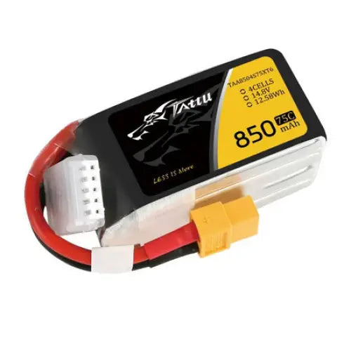 Tattu 850mAh 14.8V 75C 4S1P XT60 battery - Lithium and NiMH<<<Batteries<<<RC models<<<InnproXML
