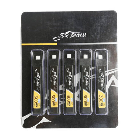 Tattu LiPo 300mAh 3.8V 75C 1S1P HV BT2.0.5 battery (5pcs) - Lithium and NiMH<<<Batteries<<<RC models<<<InnproXML
