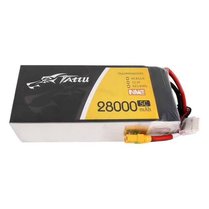 Tattu NMC 28000mAh 22.2V 5C 6S1P Lipo Battery Pack with XT90-S plug - Lithium and NiMH<<<Batteries<<<RC