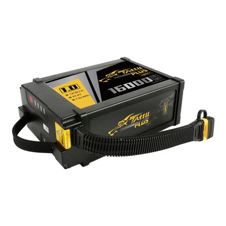 Tattu Plus 1.0 Compact version 16000mAh 12S 15C 44.4V Lipo battery pack with AS150U Plug - Lithium