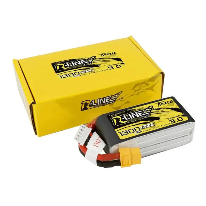 Tattu R-Line Version 3.0 1300mAh 14.8V 120C 4S1P XT60 battery - Lithium and NiMH<<<Batteries<<<RC models<<<InnproXML