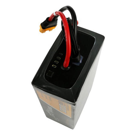 Tattu 10000mAh 44.4V 30C 12S1P Lipo Battery Pack with AS150U Plug