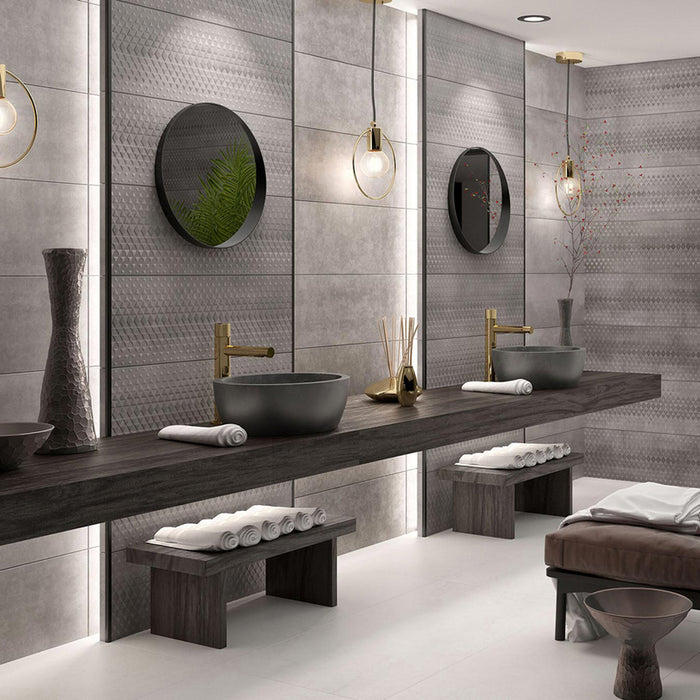 FAIANCE TAU CERAMICA CHANNEL GRAY 30X90 CM